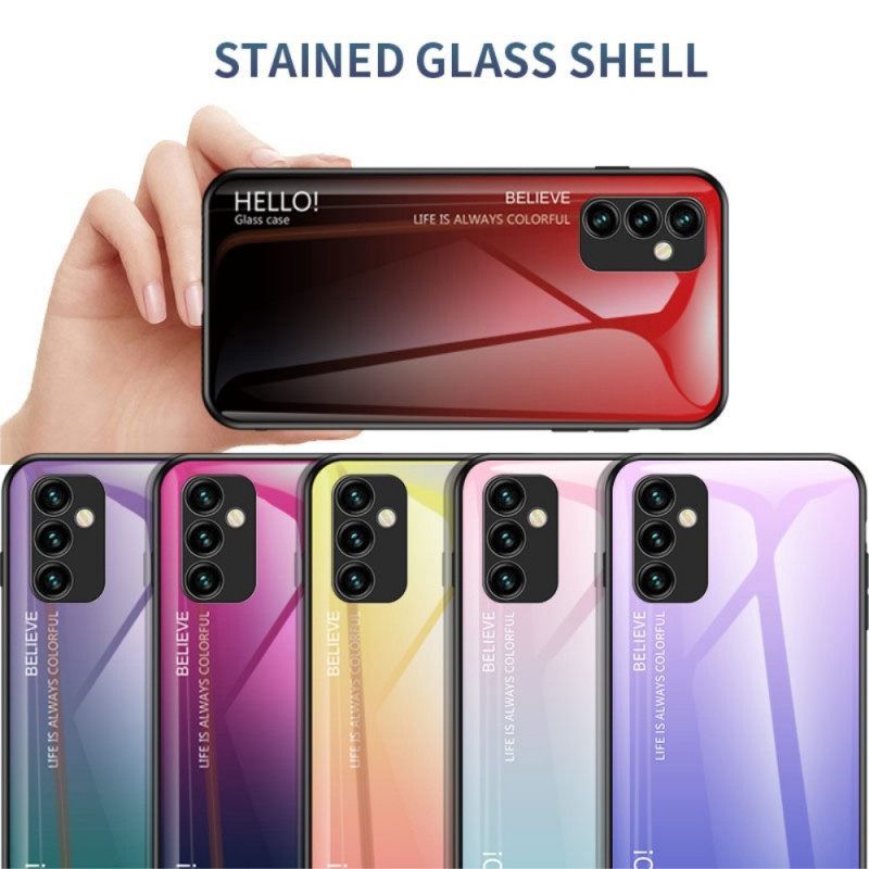 Θήκη Samsung Galaxy M23 5G Tempered Glass Γεια Σας